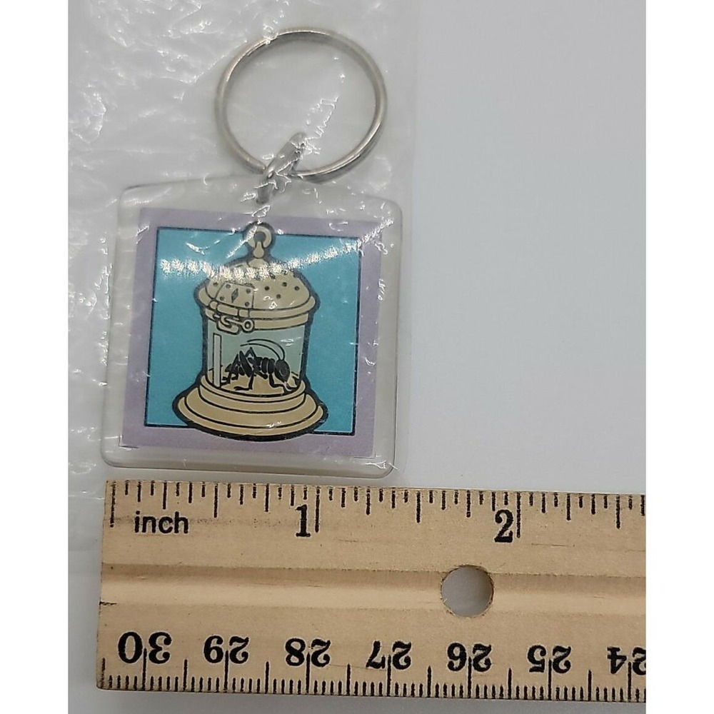 Best Wishes from Dorsey Laboratories ad advertising grasshopper in cage keychain - Picture 3 of 4